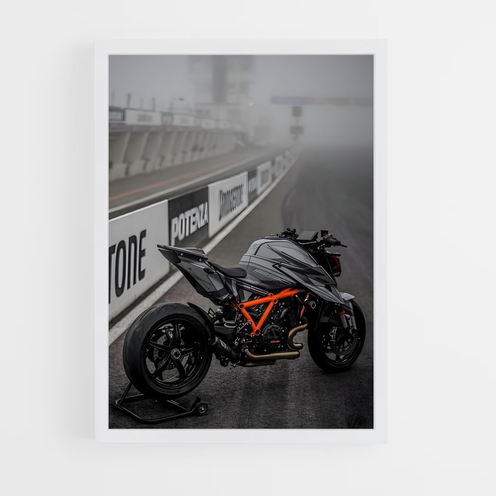 Poster Mystère sur la Piste – affiche KTM Moto (vue 3)
